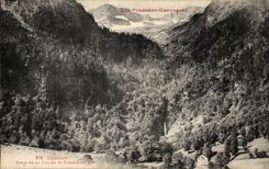 Luchon CPA Depths of the valley and circus of the Lily