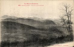 Saint Gaudens CPA Seen on the Pyrenees
