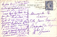 Saint Gaudens CPA Boulevard of the South and staircase of the city (Large French Coffee)