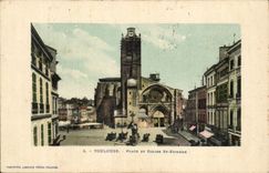 Toulouse CPA Place et Eglise St Etienne