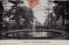 Toulouse CPA Le bassin du square Lafayette