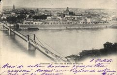 Toulouse CPA Vue sur le pont St Pierre