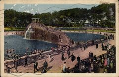 Toulouse CPA La piscine municipale du parc toulousain le rocher et la plage des enfants