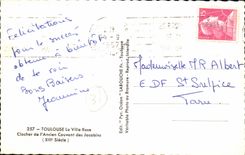 Toulouse CPA La ville rose Clocher de l'ancien couvent des Jacobins