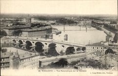 Toulouse CPA Vue panoramique sur la Garonne