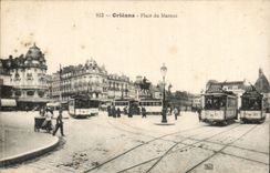 Orleans CPA Places of Martroi (trams)