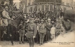 Orleans CPA festivals of Jeanne of arc May 7th and 8th the Foch Marshal