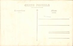 Real photo Family and dog (folklore costume)