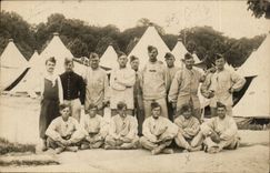Real photo Mailly the Camp Regiment TOP (militaria Louis CAllard Avize the Marne)