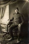 Real photo Military Family Pescheux (militaria)