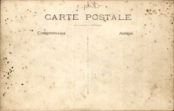 Real photo Group with French flag (folklore costume)