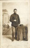 Real photo Military Emile Martigny Munster Germany (miliria captive)