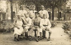 Real photo Montauban Soldiers