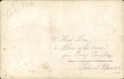 Wirklicher Foto Militaria Soldat Leon Ilnet hat Blondy Tours durch Civry Comtry