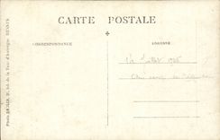 Real photo July 14th 1925 with the camp of Coetquidan Militaria