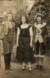 Real photo historical Spectacle Lorraine Alsace disguise Fatty Tuesday