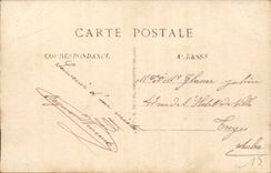 Real photo Cooks Metieres Street of the town hall Troyes