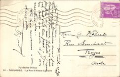 Toulouse - La Rue d'Alsace Lorraine - CPA