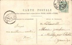 Fantaisie - Couple - Premier Jour Du Bonheur - Mariage - wedding - Vous le voyez ma bien aimee - CPA