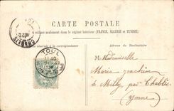 Fantaisie - Couple - Premier Jour Du Bonheur - Mariage - wedding - Laissez moi vous dire que je vous aime - CPA 