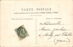 Fantaisie - Couple - Premier Jour Du Bonheur Mariage - wedding - Avant d'oter votre nuptial approchez vous - CPA 