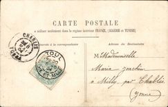 Fantaisie - Couple - Premier Jour Du Bonheur Mariage - wedding - otez ma couronne mon mari - CPA