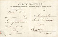 Fantaisie - Couple - Un long fremissement suave et caresseur - CPA 