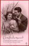 Fantaisie - Couple - Confidences - Soit vite partage pour un plus grand bonheur - CPA 