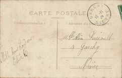 Fantaisie - Couple - Respirer emsemble les fleur peut unir a jamais deux coeurs - CPA