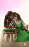 Fantaisie - Couple - jolie couple - CPA 