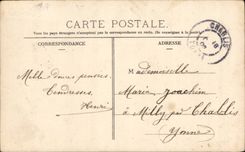 Fantaisie - Couple - Je pense a vous quand le soleil se leve J'y pense encore a le fin de son cours - CPA 