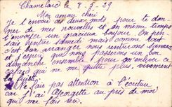 Fantaisie - Couple - On est dan le train c'est l'usage nous ferons un charmant mirage - CPA