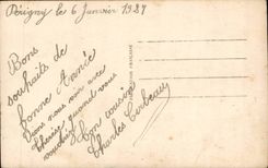 Fantaisie - Couple - Bonne Annee - CPA
