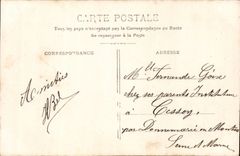 Phantasie - Paar - die Blumen von Liebe nie fansees willen embaumeront unsere Schicksale - CPA