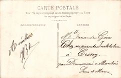 Phantasie - Paar - ein Blumenstrauss welches glaubt hat zwei bildet schnell das Herzen amoreux - CPA