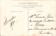 Phantasie - Paar - von einem Blumenstrauss annehmen den das Angebot das Herz zu geben ist bittet welches - CPA