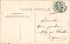 Phantasie - Paar - mit der Verrucktheit - CPA