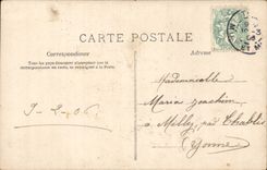 Phantasie - Paar - Augen in den Augen - CPA