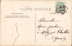 Phantasie - Paar - Herz hat Coeur - CPA