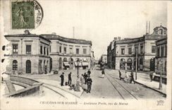 Trawl-nets on Marne CPA Ancienne carries street of the Marne
