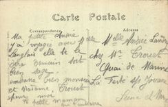 Trawl-nets on Marne CPA Ancienne carries street of the Marne