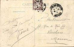 Mourmelon the Large CPA Church and place of weapons (drunk bus)