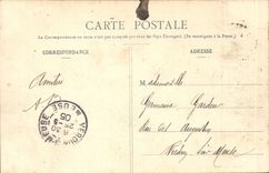 Mourmelon the Large CPA Entrance of the street of the Genius