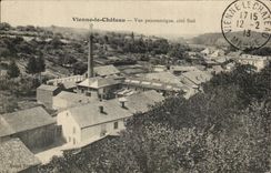 Vienna castle CPA Panoramic View Southern Dimension