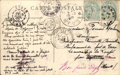 Epernay CPA Avenue Paul Chandon et Eglise Saint Pierre et Saint Paul