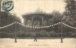 Reims CPA kiosk of the goose leg