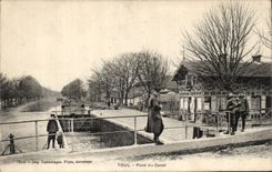 Toul CPA Bridge of the canal