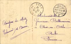 Protestierende Tempel Metz-CPA und Ort der Komodie