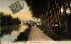 Rander Auxerre-CPA von Yonne zum trockenen Baum