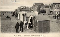 Cayeux CPA Walk of the boards and villas of the south